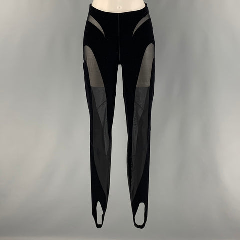 WOLFORD Taille S Leggings Jodhpurs Découpés Noirs