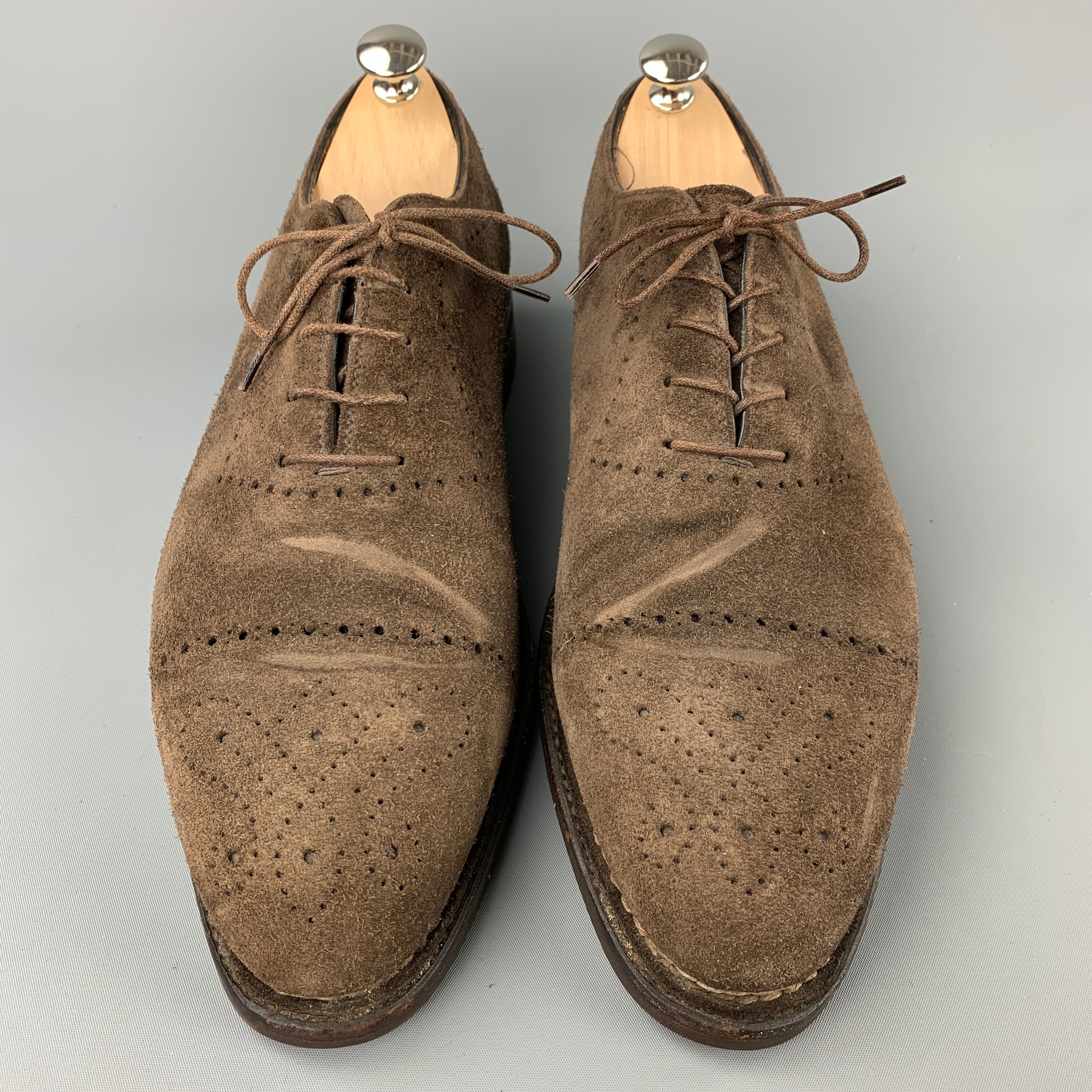 Bontoni Quasimodo Split-toe Leather Derby Shoes in Brown for Men | Lyst