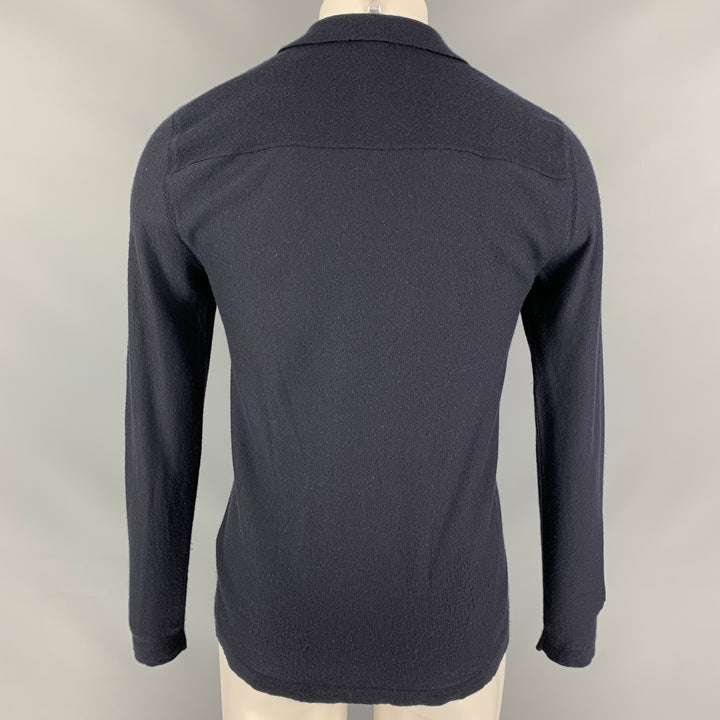 BURBERRY PRORSUM Size S Navy Cashmere Cardigan Sweater