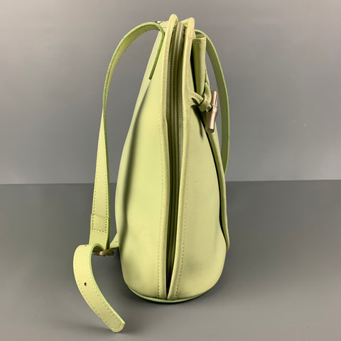 Bolso de hombro de piel sintética color menta LONGCHAMP