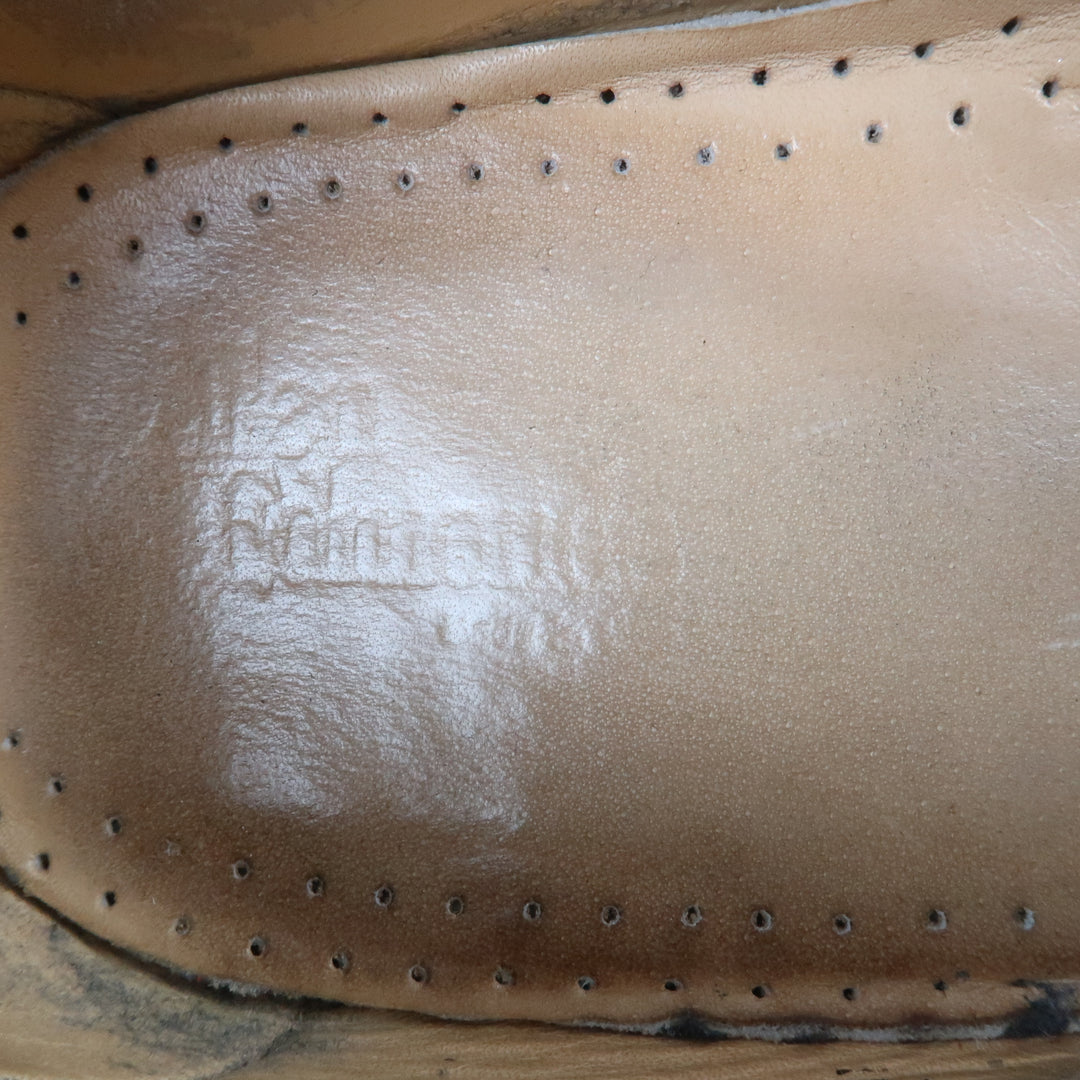 ALLEN EDMONDS Size 10 Burgundy Leather Slip On Penny Loafers Shoes