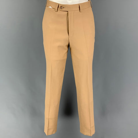 SUITSUPPLY Size 34 Camel Wool Single Breasted Suit