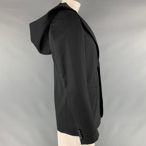FUMITO GANRYU Veste à capuche noire taille L