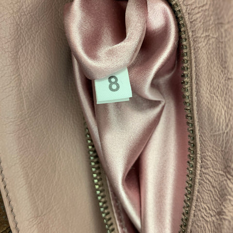 Sac à main PRADA en cuir rouge marron avec strass