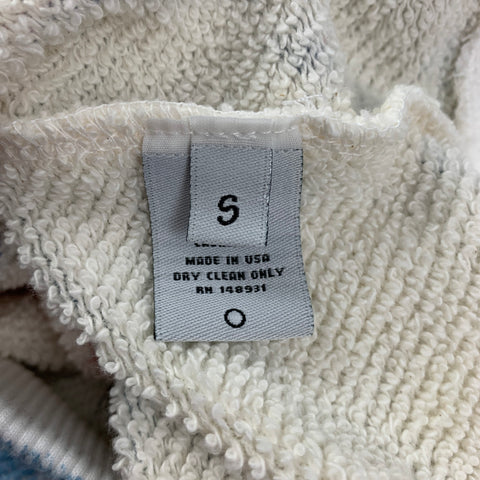 THE ELDER STATESMAN Size S Multi-Color Spinner Tie Dye Cotton Cashmere Pullover