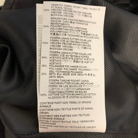 MAISON MARGIELA Taille 32 Pantalon décontracté en polyuréthane uni noir