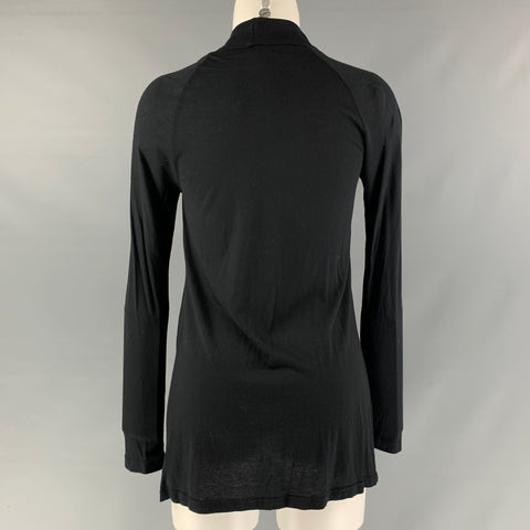 SPLENDID Size XS Black Cotton &  Modal Cardigan