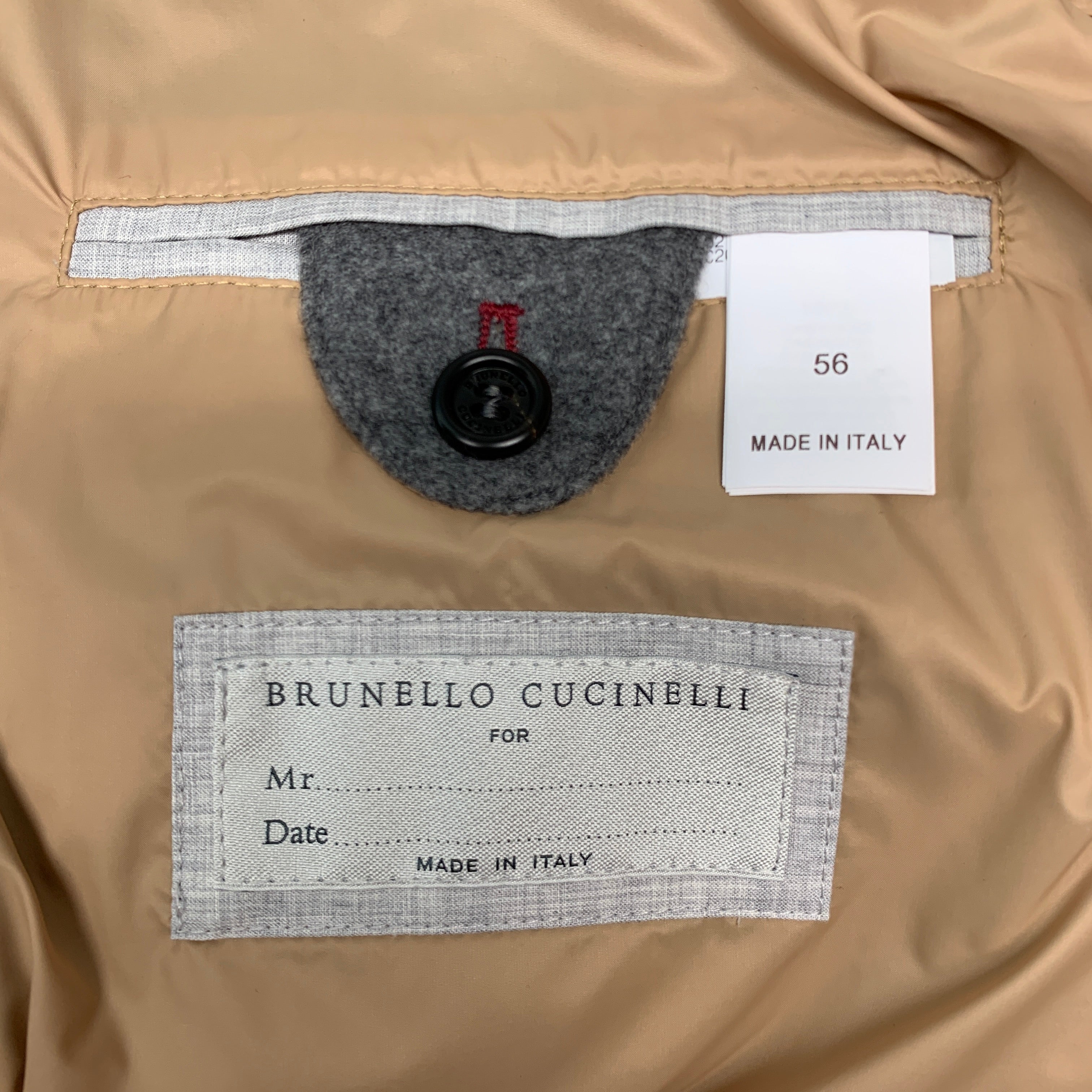 お歳暮・冬ギフト特集 - おとなの週末お取り寄せ倶楽部 Grey 46 Size CUCINELLI BRUNELLO Cashmere Jacket Snaps Zip ジャケット・アウター