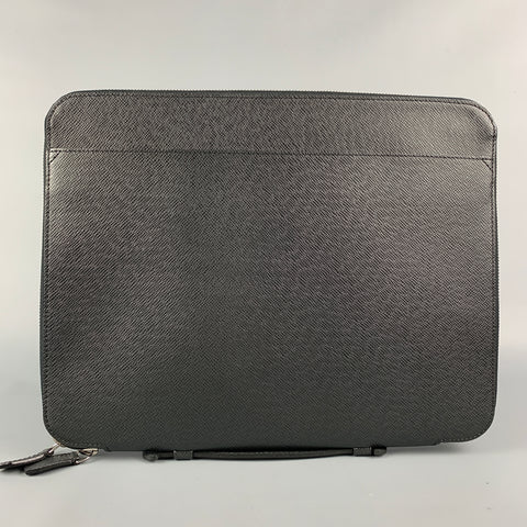 LOUIS VUITTON M32612  Black Canvas Leather Taige Vladmir Briefcase