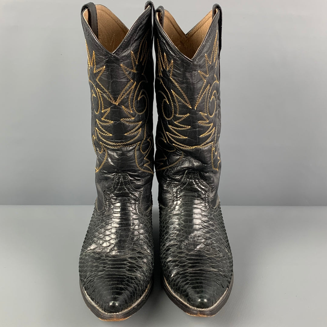 Pre-owned Christian Louboutin Western Boots In Brown