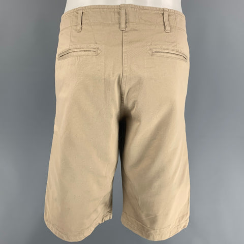 WINGS and HORNS Taille 33 Short Chino en coton kaki