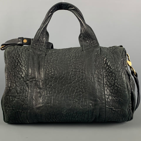 ALEXANDER WANG Black Wrinkled Leather Handbag