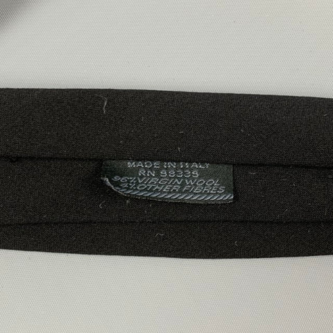 PRADA Black Virgin Wool Blend Tie