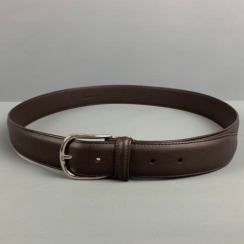 ANDERSON'S Size 38 Brown Leather Belt