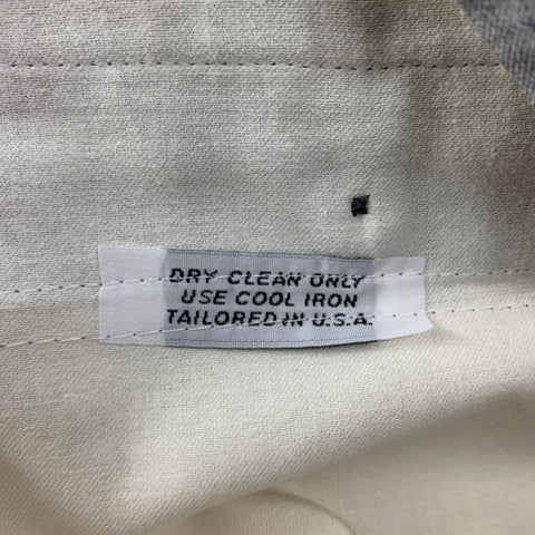 ROYAL CLASSIC Size 36 Light Gray Heather Flat Front Dress Pants