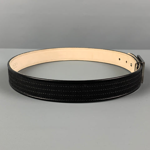 ESCADA Taille Taille 26 Ceinture en cuir noir