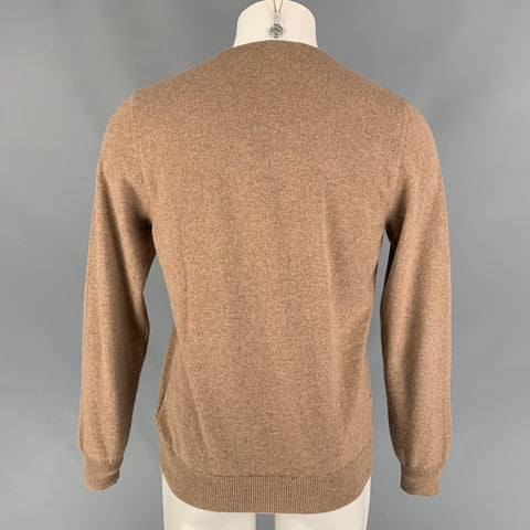 MAISON MARTIN MARGIELA Size M Tan Cashmere V-Neck Pullover