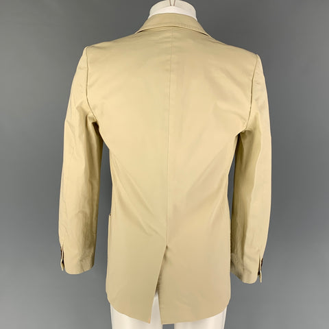 VIKTOR & ROLF Size 36 Beige Applique Cotton Metal Sport Coat