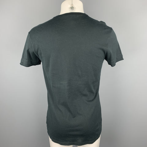 NEIL BARRETT Size M Black Cotton T-shirt