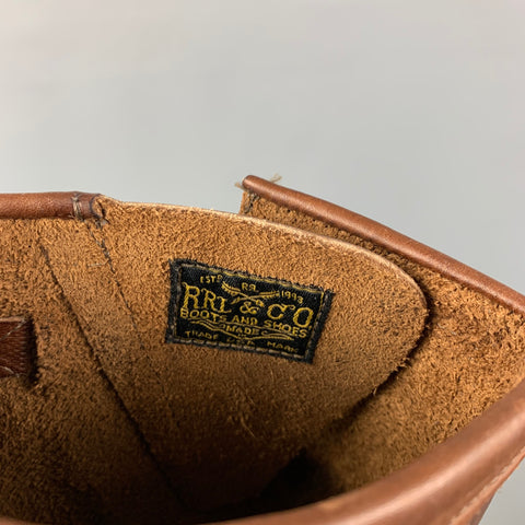 RRL par RALPH LAUREN Taille 11 Bottes en cuir antique beige