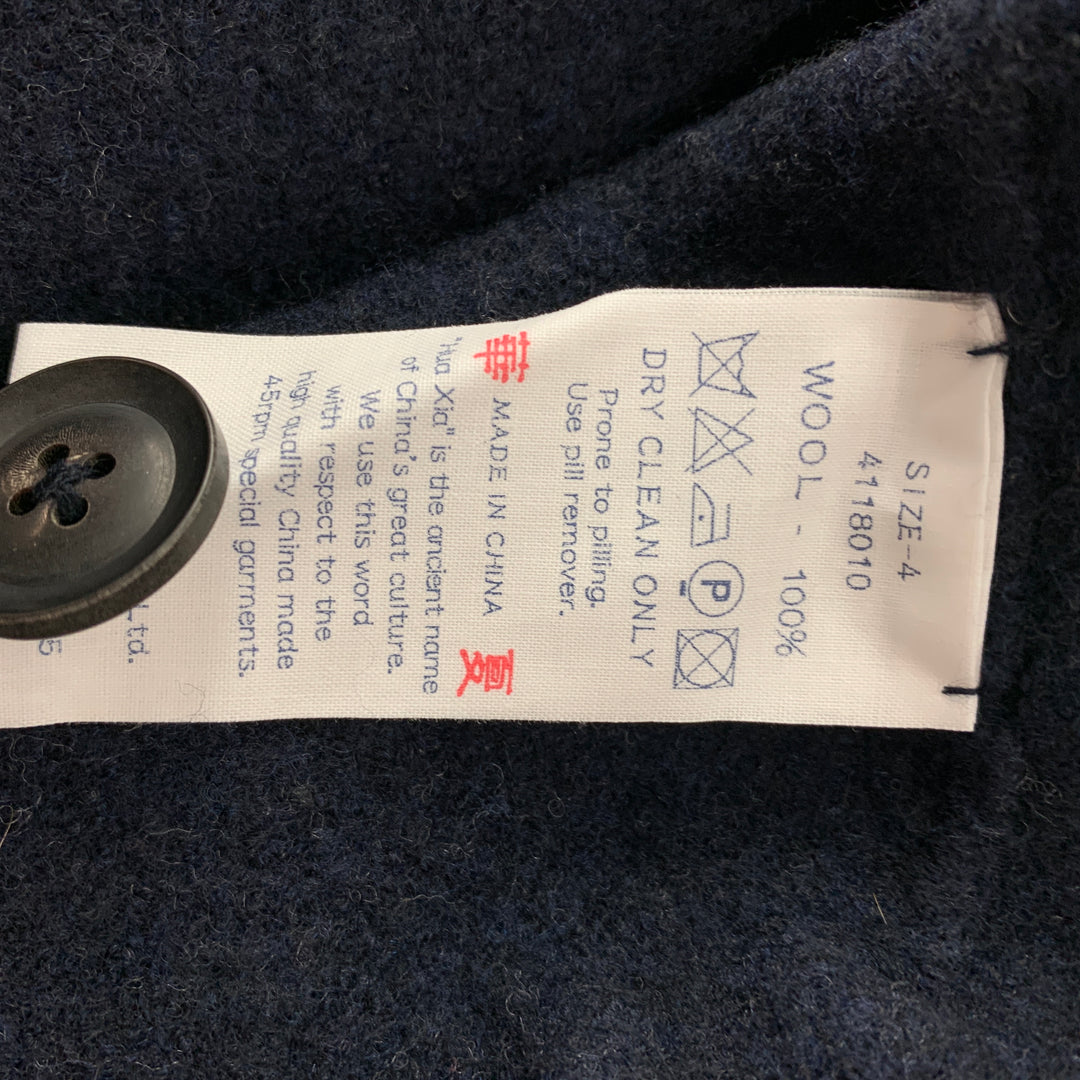 45rpm Size L Navy Wool Patch Pockets Jacket