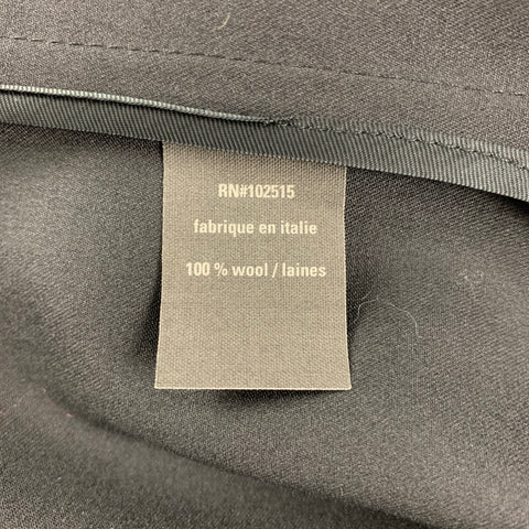 JOHN VARVATOS Size 44 Black Wool Shawl Collar Sport Coat