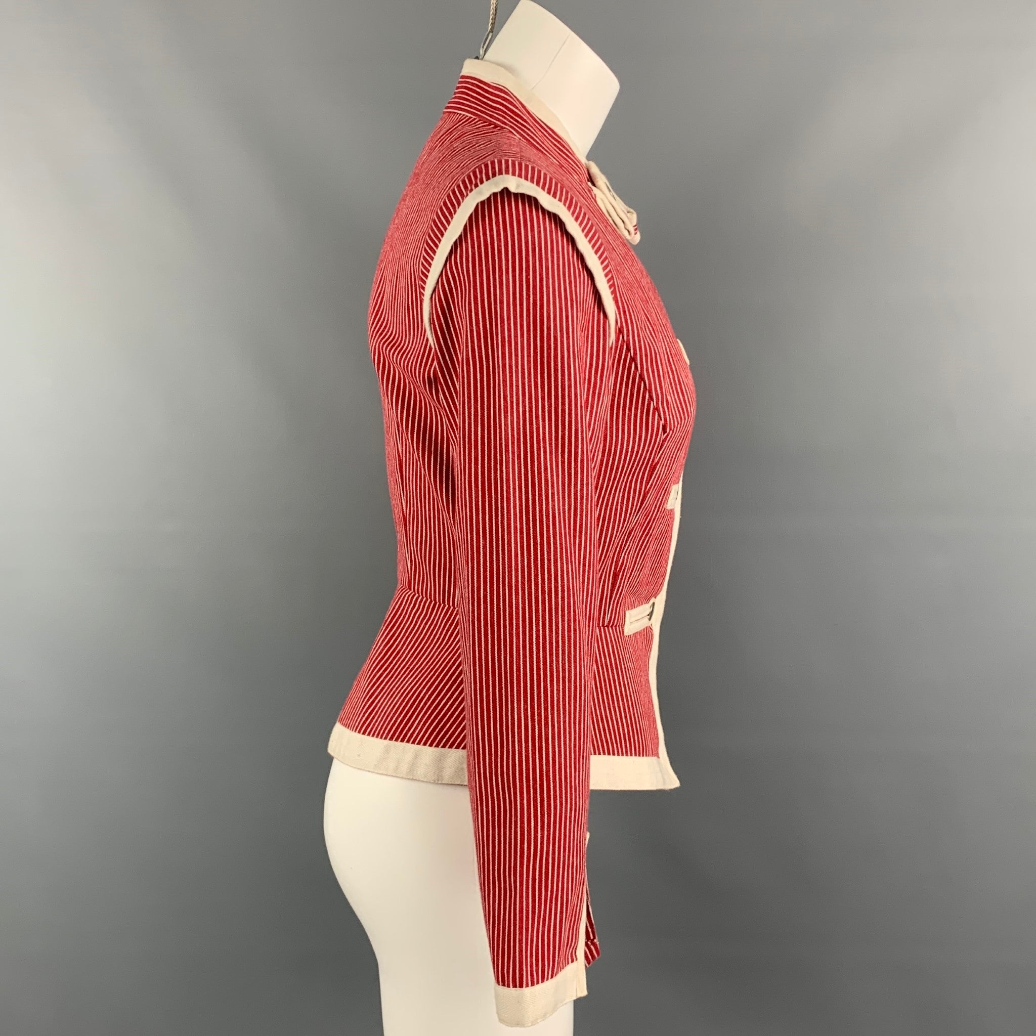 Vivienne Westwood RedLabel アウター Vivienne Westwood RED LABEL Asymmetric Coat Gray Red Plaid