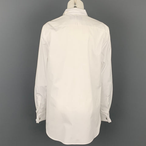 RALPH LAUREN Purple Label Taille 12 Chemise de smoking en coton blanc