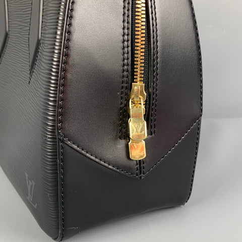 LOUIS VUITTON Black Epi Leather Pont Neuf PM Handbag