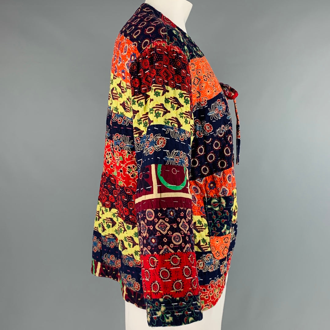 ENGINEERED GARMENTS Size L Multi-Color Mixed Patterns Cotton Jacket