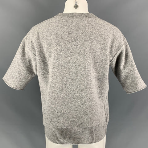 BURBERRY PRORSUM by Christopher Bailey Fall 2011 Size M Grey Brit Short Sleeve Sweater