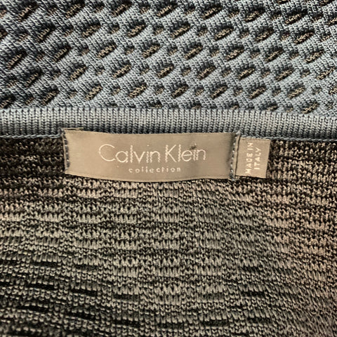 COLECCIÓN CALVIN KLEIN Talla M Jersey de punto de poliéster/viscosa azul marino