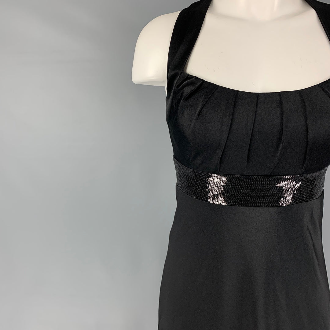 CALVIN KLEIN Size 2 Black Polyester Long Evening Gown – Sui Generis  Designer Consignment