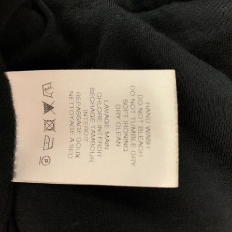 IRO Size M Black Cotton Blend Lace Shift Dress