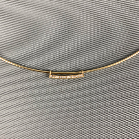 JENNIE KWON DESIGNS Gold Round Diamond Necklace