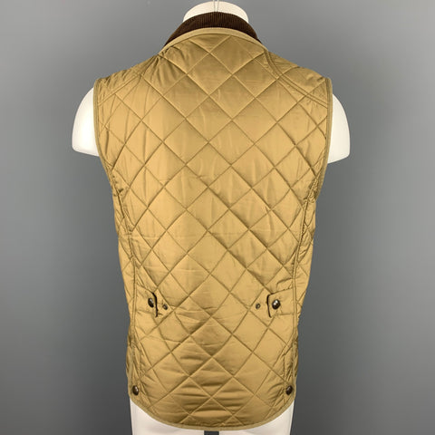 POLO by RALPH LAUREN Size S Tan Quilted Polyester Hunting Vest