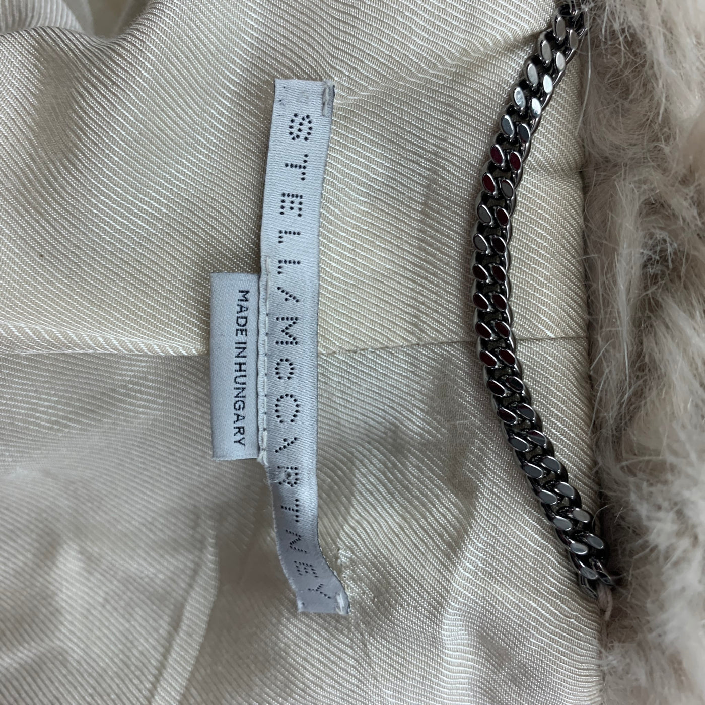 STELLA McCARTNEY Size S Tan Acrylic Faux Fur Vest