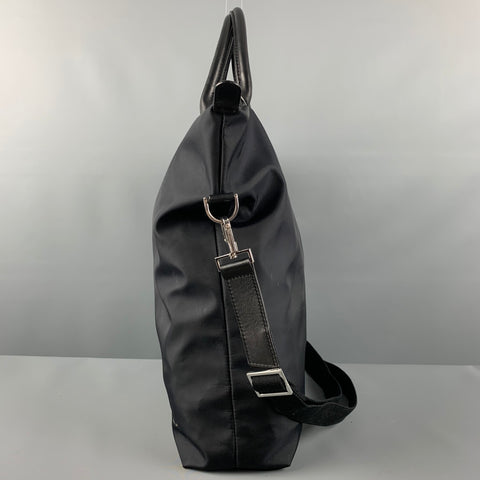 WANT LES ESSENTIELS DE LA VIE Black Nylon Leather Tote Bags & Leather Goods