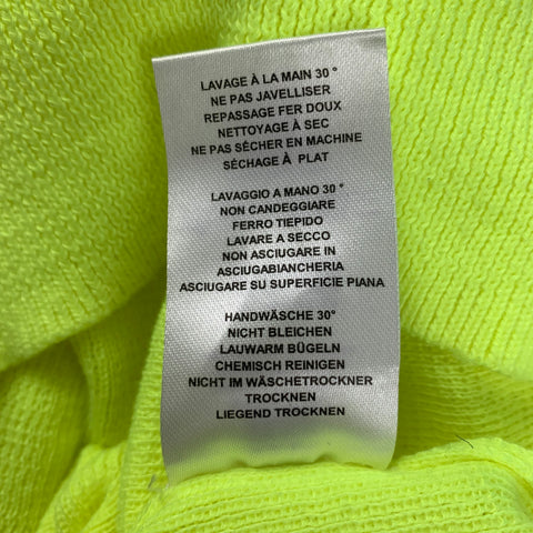 PAUL SMITH Size M Neon Knitted Polyester Turtleneck Pullover