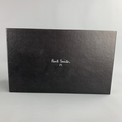 PAUL SMITH Zapatos con cordones y punta de ala de ante perforado color topo Talla 9