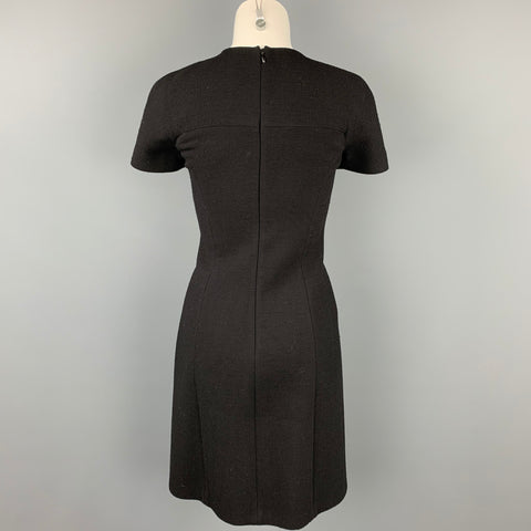 MICHAEL KORS Taille 0 Robe droite en crêpe noire