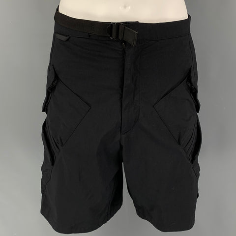 ACRONYM SS 22  Size L Black Polyamide Cargo SP29-M Shorts