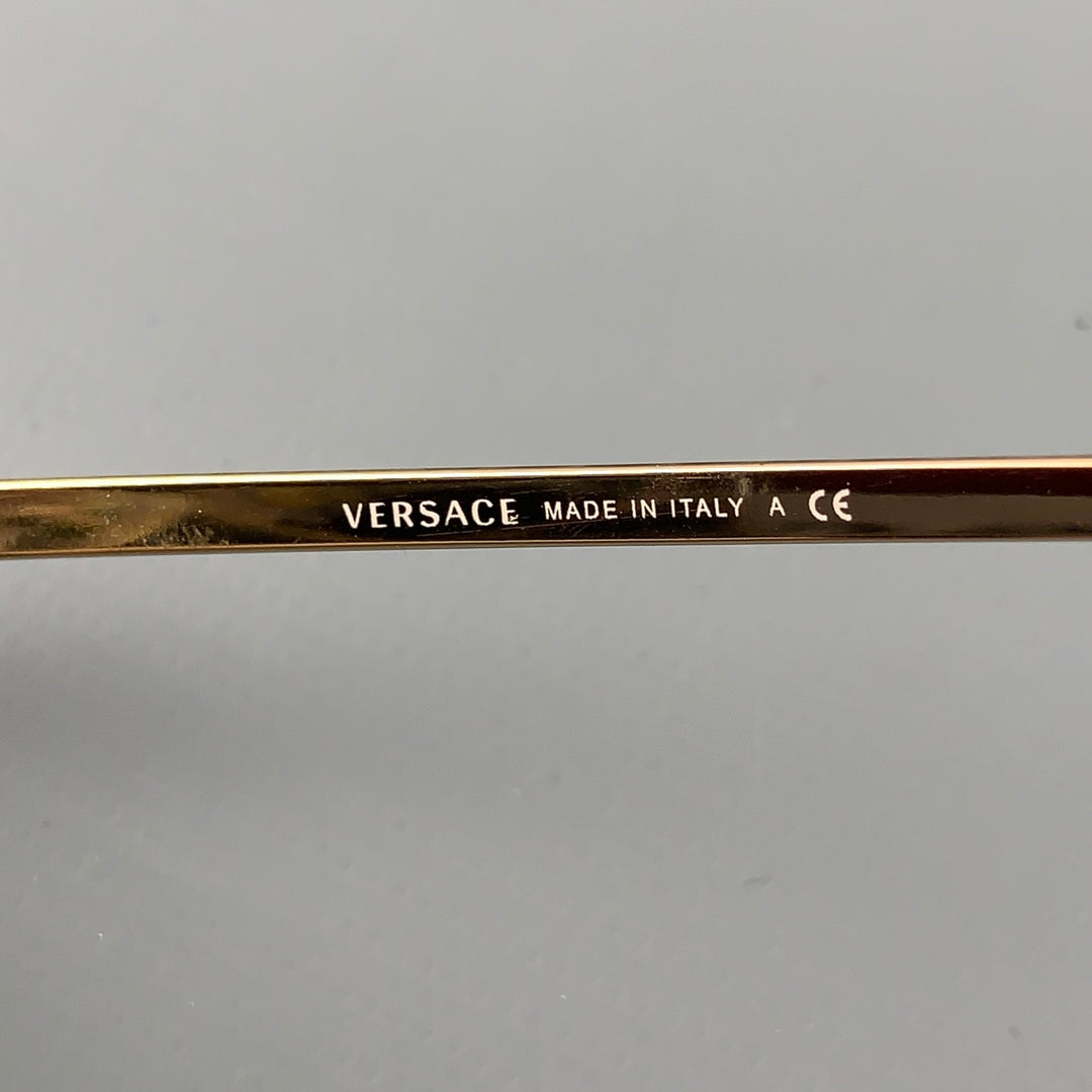 VERSACE Gold Metal Sunglasses