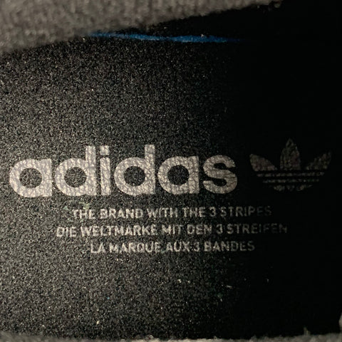 ADIDAS Size 10.5 Black Leather Low Top Continental 80 Sneakers