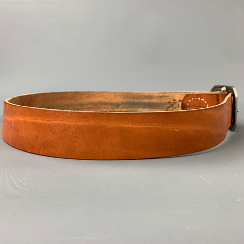 KENTON SORENSON Size 32 Tan Leather Belt