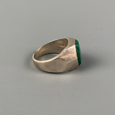 VINTAGE Silver Sterling Silver Gem Stone Ring
