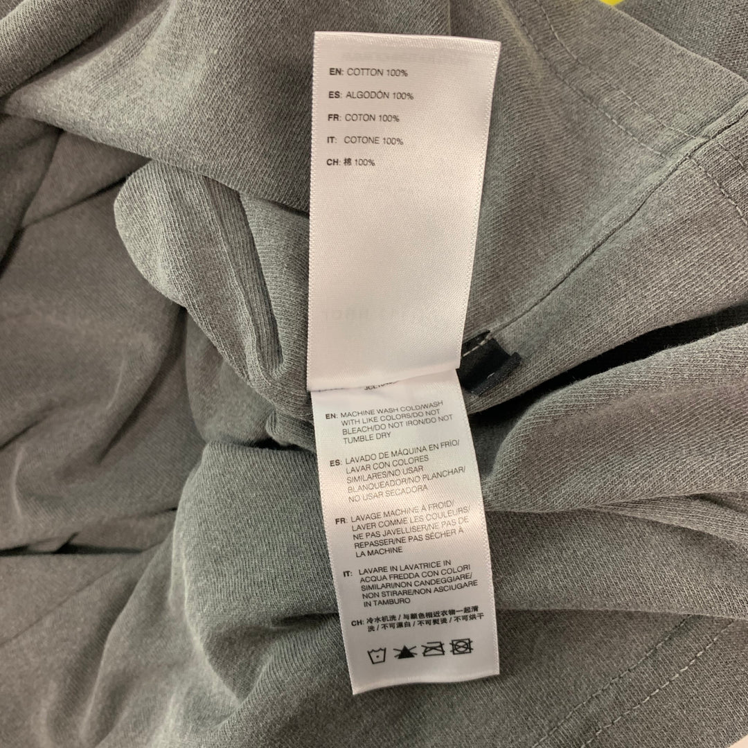 JOHN ELLIOTT Camisa Manga Corta Algodón Gris Talla XS