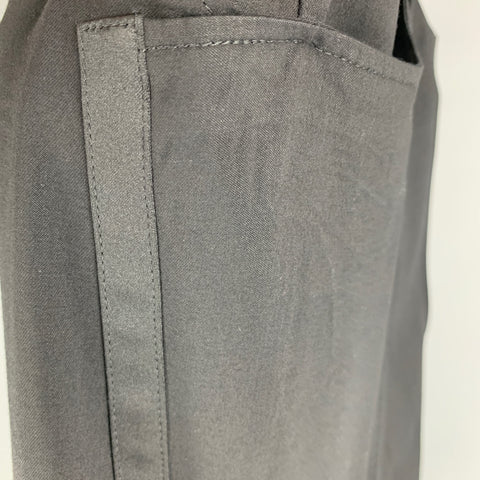 VERSUS by GIANNI VERSACE Size 36 Black Wool Viscose Blend Dress Pants