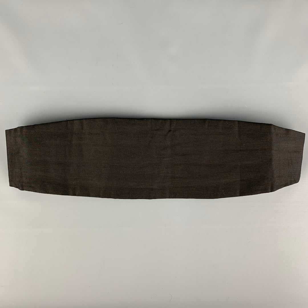 BILL BLASS Black Silk Cummerbund