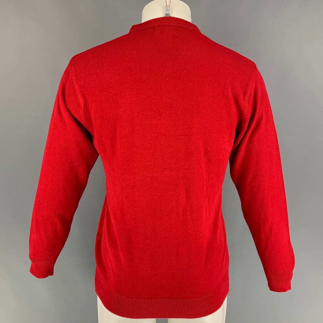 Vintage POLO by RALPH LAUREN Size M Red Cashmere Crew-Neck Sweater